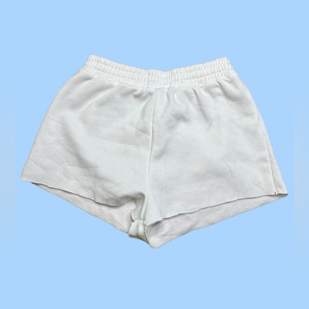 Comfy and cute white sweat shorts